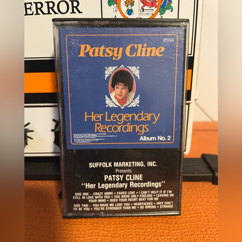 Vintage Pasty Cline Her Legendary Recordings 1986 MCA Records Cassette Tape